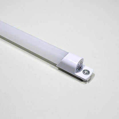 110V LED Under Cabinet Lighting,17inch LED Strip L... (White(6000K) | Plastic)