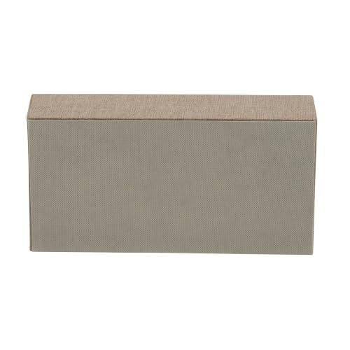 Household Essentials Brown 722-1 Deep 3 Section Drawer Organizer Box for Storage | 12 in x 6.13 in x 3.13