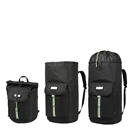 laundry bag backpack,extra-large heavy duty laundry bags,laundry backpack for college students,drawstring closure (charcoal grey laundry bag with straps)