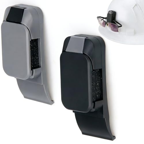 Glasses Holders for Pyramex Ridgeline Hard Hat Accessory，Sunglasses clips can be securely attached to the sun visor