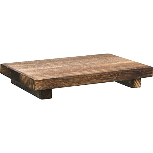 Wood Riser Tray Soap, Stand Soap Tray for Kitchen... (Brown | Wood)