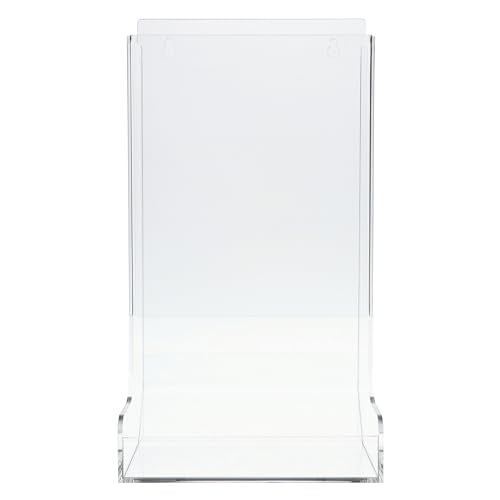 AHS Acrylic Glove Dispenser – Heavy-Duty Clear Holder for Gloves, Masks, Glasses, Shoe Covers, Hair Nets, Trash Bags & More | Freestanding Mount | 8.5"L x 7.2"W x 15.4"H | Pack of 1