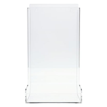 AHS Acrylic Glove Dispenser – Heavy-Duty Clear Holder for Gloves, Masks, Glasses, Shoe Covers, Hair Nets, Trash Bags & More | Freestanding Mount | 8.5"L x 7.2"W x 15.4"H | Pack of 1