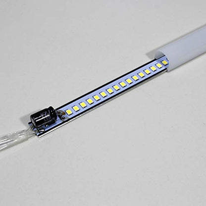 110V LED Under Cabinet Lighting,17inch LED Strip L... (White(6000K) | Plastic)