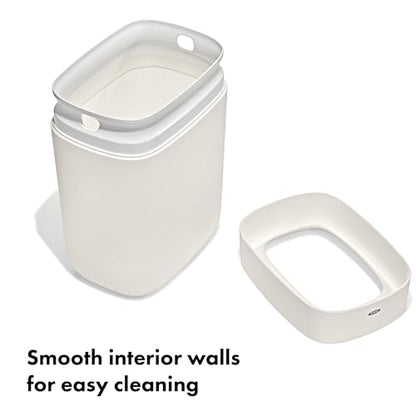 OXO Good Grips Trash Can, Bathroom Trash Can - White