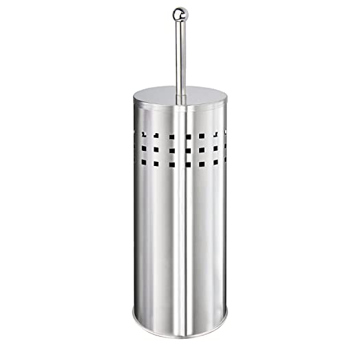 Blue Donuts Toilet Plunger with Holder for Bathroom, Multi Drain Suitable Also for Bathtubs, Quick Dry (Chrome)