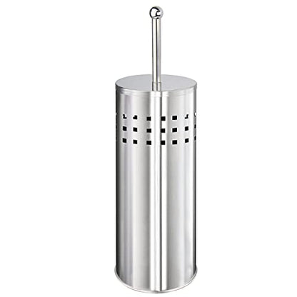 Blue Donuts Toilet Plunger with Holder for Bathroom, Multi Drain Suitable Also for Bathtubs, Quick Dry (Chrome)