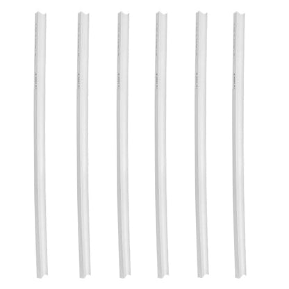 PETPROOF® Cat Scratch-Resistant Weatherstrip and Door Frame Protector, 6-Pack, White (13in)