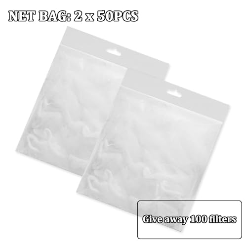 Kitchen Sink Strainer with 100 PCS Filter Mesh Bag, Food Waste Filter Basket, Suction Cup Folding Washing Vegetables and Fruits Drying Bag Holder(Grey)