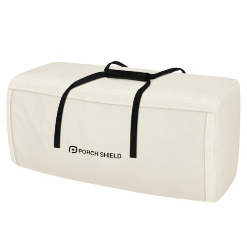 Porch Shield Outdoor Cushion Storage Bag 62 inch Waterproof Outside Storage Bags for Patio Furniture with Zippers and Handles