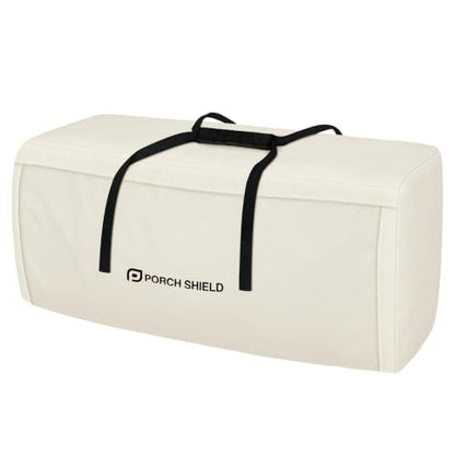 Porch Shield Outdoor Cushion Storage Bag 62 inch Waterproof Outside Storage Bags for Patio Furniture with Zippers and Handles