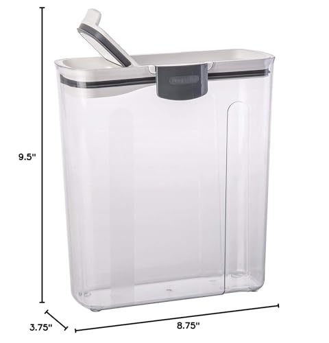 ProKeeper Cereal Keeper, 3-Quart, Airtight Seal, BPA-Free Plastic Storage Container (Pack of 2)