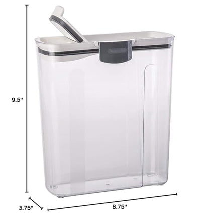 ProKeeper Cereal Keeper, 3-Quart, Airtight Seal, BPA-Free Plastic Storage Container (Pack of 2)