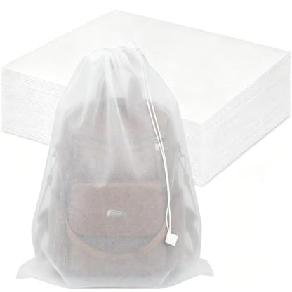 Dust Bags for Handbags, 30 Pcs, 19.68x23.62 Inches | Non-Woven, Reusable Protector Covers, Fits Backpacks, Boots, Closet Organizer for Travel & Home