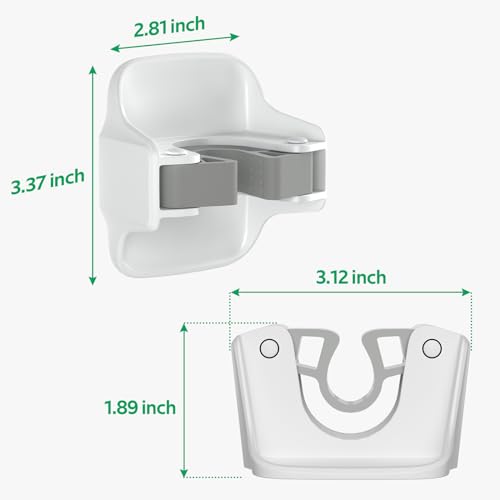 Broom Holder Wall Mount Mop Grippers organizer wall hanging,10Pack | No Drilling Self Adhesive Easy install Anti-Slip Mop Broom Hanger Storage Rack for Kitchen,Laundry Room,Garden,Garage