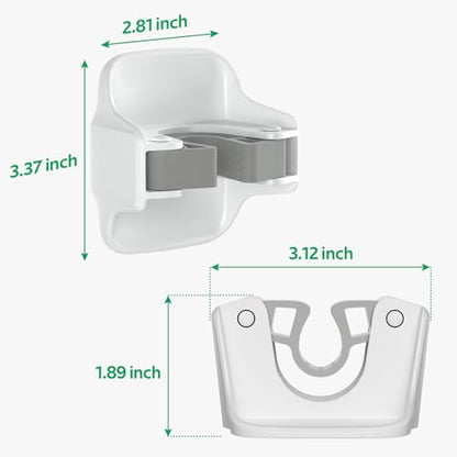 Broom Holder Wall Mount Mop Grippers organizer wall hanging,10Pack | No Drilling Self Adhesive Easy install Anti-Slip Mop Broom Hanger Storage Rack for Kitchen,Laundry Room,Garden,Garage