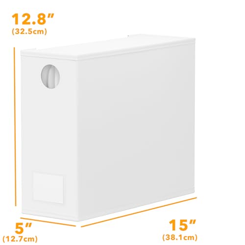 SpaceAid 3 Pack Bed Sheet Organizers and Storage, Foldable Sheet Organizer for Linen Closet, Sheets Set Folder Keeper with Window XL (Queen & King Size) Bedding Container (White, 3 Pack)