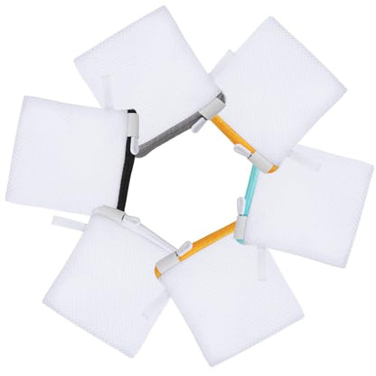 6pcs Laundry Bag Mesh Wash Bag Mini Washing Machine Underwear Washing Bag Zipper Wash Bags Protecting Wash Bag Foldable Laundry Pouch for Home Travel Laundry Room Bag Bra