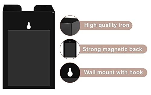 Magnetic Dryer Sheet Holder,Dryer Sheet Container Dispenser,Metal,Black | Laundry Room Organizition,Wall Dryer Sheet Box,Fabric Sheet Holder,Laundry Detergent Sheets Dispenser