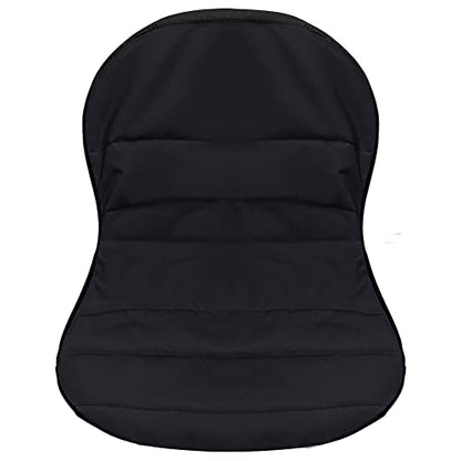 Black Riding Lawn Mower Tractor seat Cover for kubota Craftsman Husqvarna John Deere cub Cadet wheatherproof Padded Comfort fits 12.5''-14'' backrest 3storage Pockets