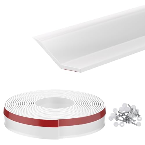 Garage Door Seal Top and Sides, 40 FT Garage Door... (White)