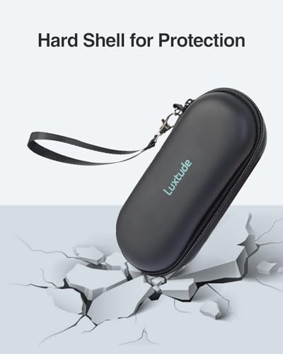 Double Glasses Case Hard Shell, Portable Double Eyeglass Case | Sunglasses Travel Case for Women Men, Travel Sunglasses Organizer Storage for Camping/Beach/Hiking/Car