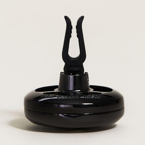 Maison Berger Car Diffuser, Gun Metal Finish, No Refill Included | Holder Only, Refill Sold Separately, Passive Diffusion, Made in France
