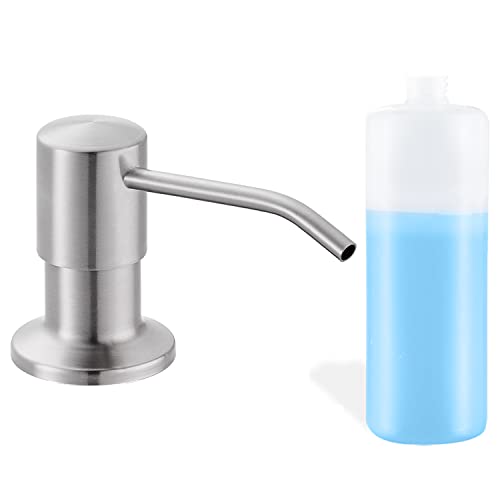 Built in Soap Dispenser for Kitchen Sink, Brushed... (Brushed Nickel)