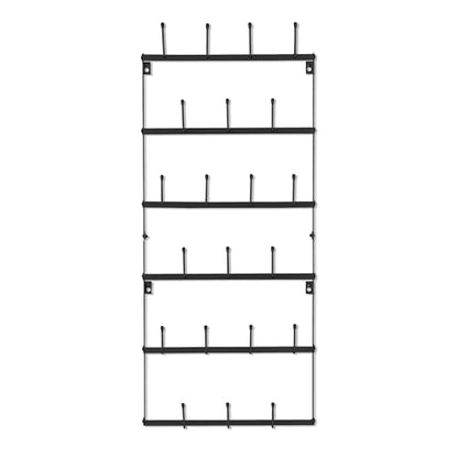 Sorbus Mug Rack for Wall - Small Rustic Coffee Mug Holder Wall Mount with 21 Hooks, Coffee Cup Display Rack, 6-Tier Metal Mug Organizer for Home, Kitchen & Bar, Coffee Station, Dining Room