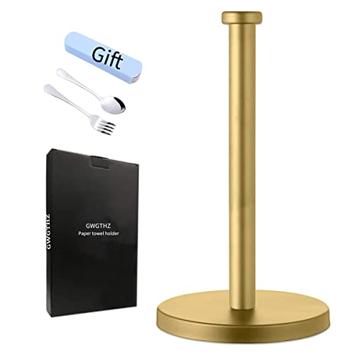 Stainless Steel Gold Paper Towel Holder Countertop... (Gold-aa | Stainless Steel)