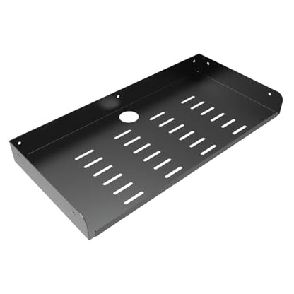 Metal Floating Wall Mounted Shelf Bracket 16.6" W for TV Box | AV, TV Accessories, WiFi Router, Cable Boxes, DVD Player, Games Consoles or Other Small Projectors (16.6 inches Width)