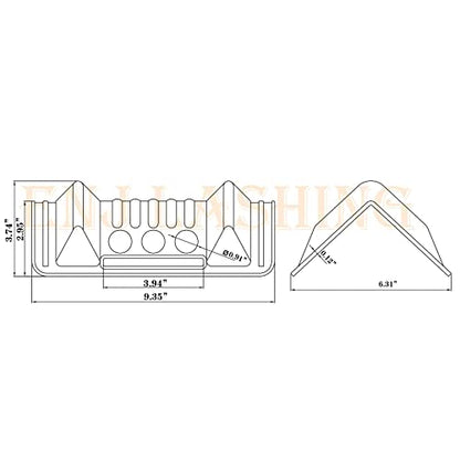 ENJ Flatbed Edge Protectors for Cargo Loads Corner Protectors Flatbed Used Together with Webbing to Protect Cargo, 20 Pack | Corner Protectors Flatbed Used Together with Webbing to Protect Cargo