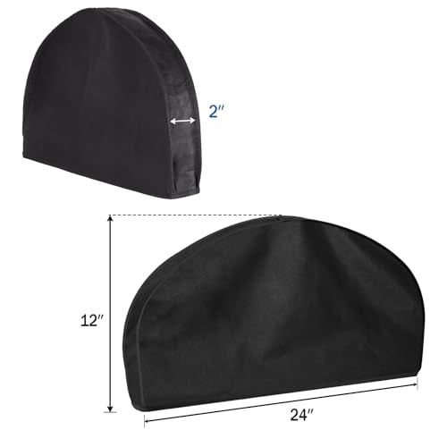 Zilink Breathable Shoulder Covers for Clothes Garment Cover 15 Pack, Black | Clothes Protectors for Hanging Clothes Garment Covers for Suit, Coats, Jackets, Dress Closet Storage