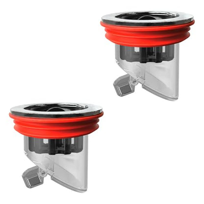 2Pcs Odor Proof Floor Drain, Floor Drain backflow Preventer, Shower Plug, Magnetic One-Way Drain Valve, Prevent Odor Dispersion in Bathrooms, and Kitchens (1.5''-2.0'' Caliber)