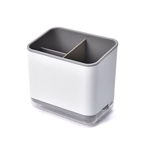 Utensil Holder Cutlery Drainer Sink Caddy, Chopsti... (Grey | Plastic)