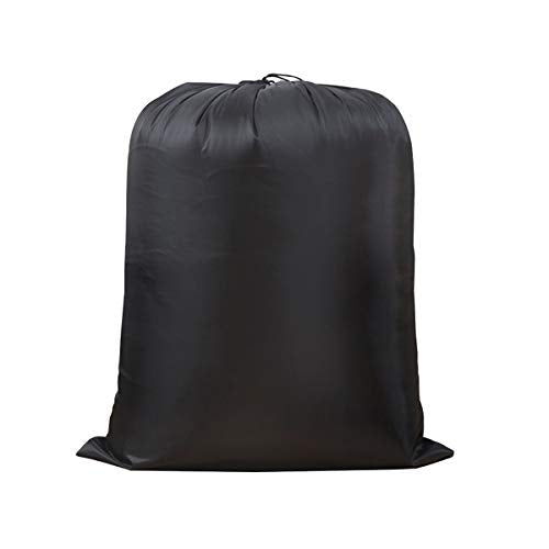 Extra Large Laundry & Storage Bag (43"x55", Black) | Lightweight, Dust & Moisture. Ideal for Blankets, Clothes, Pillows & Cushions for Moving, Dorms, Travel & Camping