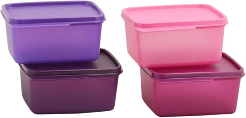Keep Tab Plastic Container Set, 500Ml, Set of 4, M... (Plastic)