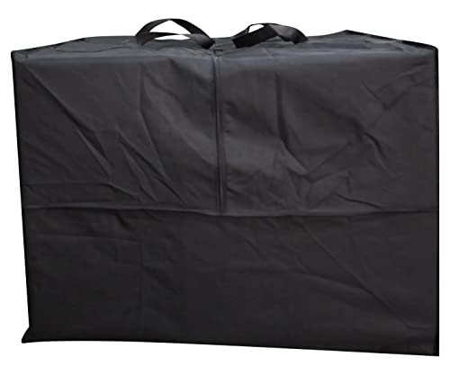 Outdoor Square Cushion/Cover Storage Bag, Protective Zippered Storage Bags with Handles, 32''L x 32''W x 24''H Black