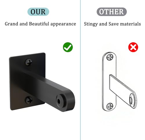 2 Packs 24 Inch Bathroom Towel Bar, Matte Black Towel Racks for Bathroom, JIAPAIDUO Bathroom Towel Rack Wall Mounted, Bath Hand Towel Holder Organizer, Modern Home Decor Towel Rod