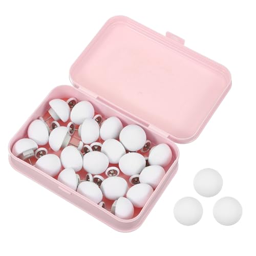uxcell 20 Pcs Duvet Cover Pins to Hold Comforter Inside, Duvet Clips with Soft Fabric Material for Quilt Cushions Curtains, White (Mushroom)