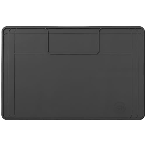 The Original Under Sink Mat - Silicone Waterproof mat, Trimmable, Easy to Clean, Kitchen cabinet liner, Under sink protector mats, Drip Tray with Lip - 34" x 22" or smaller