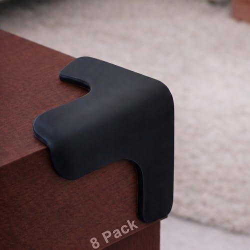 Corner Protector for Baby, 8 Pack EVA Foam Baby Pr... (Y-shaped Black)
