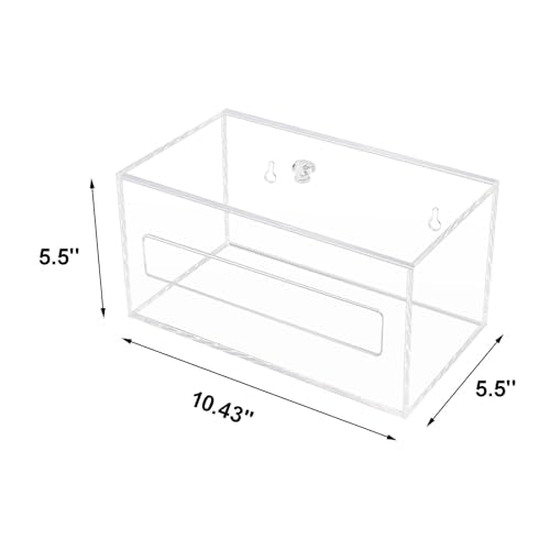 Trash Garbage Bag Roll Holder Dispenser Wall Mount Acrylic Storge Organizer