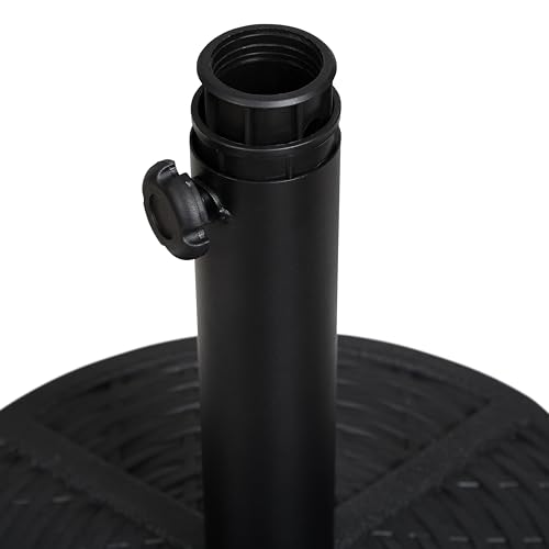 Backyard Expressions 26.5 Lb Umbrella Stand, Patio Umbrella Base, 15 in Diameter