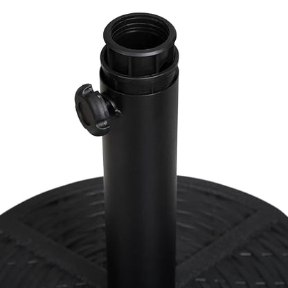 Backyard Expressions 26.5 Lb Umbrella Stand, Patio Umbrella Base, 15 in Diameter