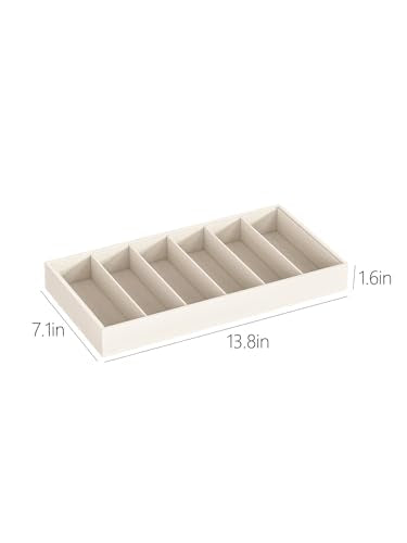 Sunglass Organizer Tray,Eyeglass Storage for Multiple Glasses,Jewelry and Sunglasses Drawer Organizer (Beige 2)