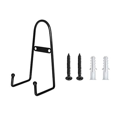 MOCOUM 4 Pack Wall Mount Plate Display Stands, Medium Wall Easel Holder Plate Hanger Vertical Plate Stand Holders, Wall Display Picture Frame Stand for Decorative Plates, Arts (Straight, 6 inch)