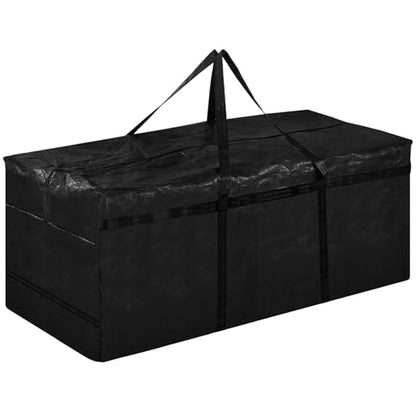 Black Extra Large Storage Bag for Pools with 4 Handles - for Aboveground Inflatable Frame Pools Waterproof Storage Bags for Above Ground Pool Heavy-duty Pool Cover Accessories Storage,56''x23''x23''