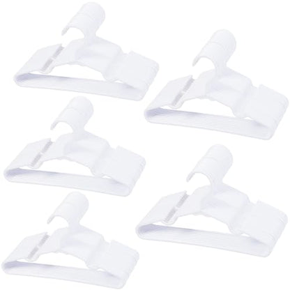 100 pcs White Baby Nursery Closet Hangers,Non-Slip Laundry Infant Pant Hanger for Newborn Clothes,Ultra-Thin Child Coat Hanger for Girl Boy Toddler Kids