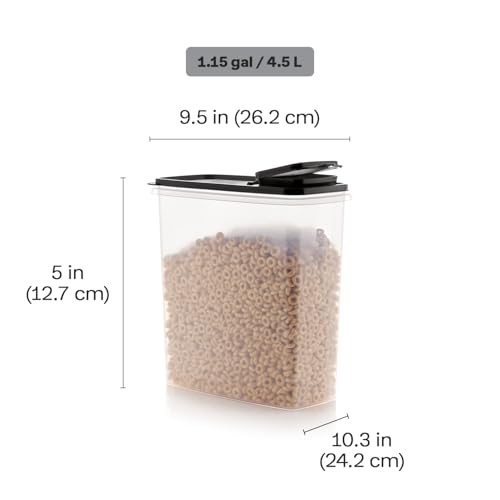 Tupperware Super Cereal Storer, Dishwasher Safe and BPA Free (4.5 L / 1.15 gal)